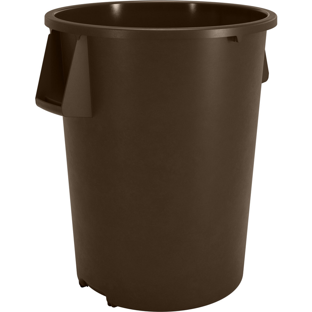 Carlisle Bronco™ 55 gal Round Trash Container, Brown - 84105501