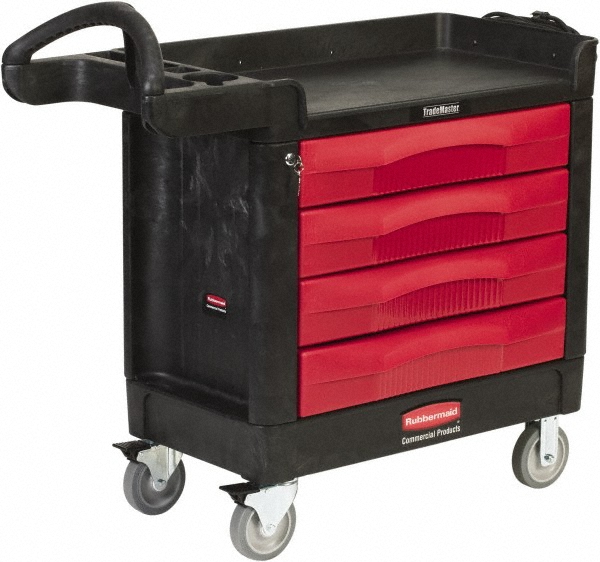 O-Cedar 100 Qt Plastic Janitor Cart - 96980