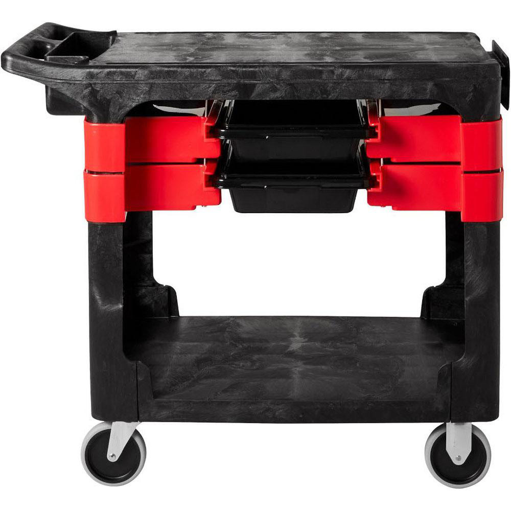 O-Cedar 100 Qt Plastic Janitor Cart - 96980