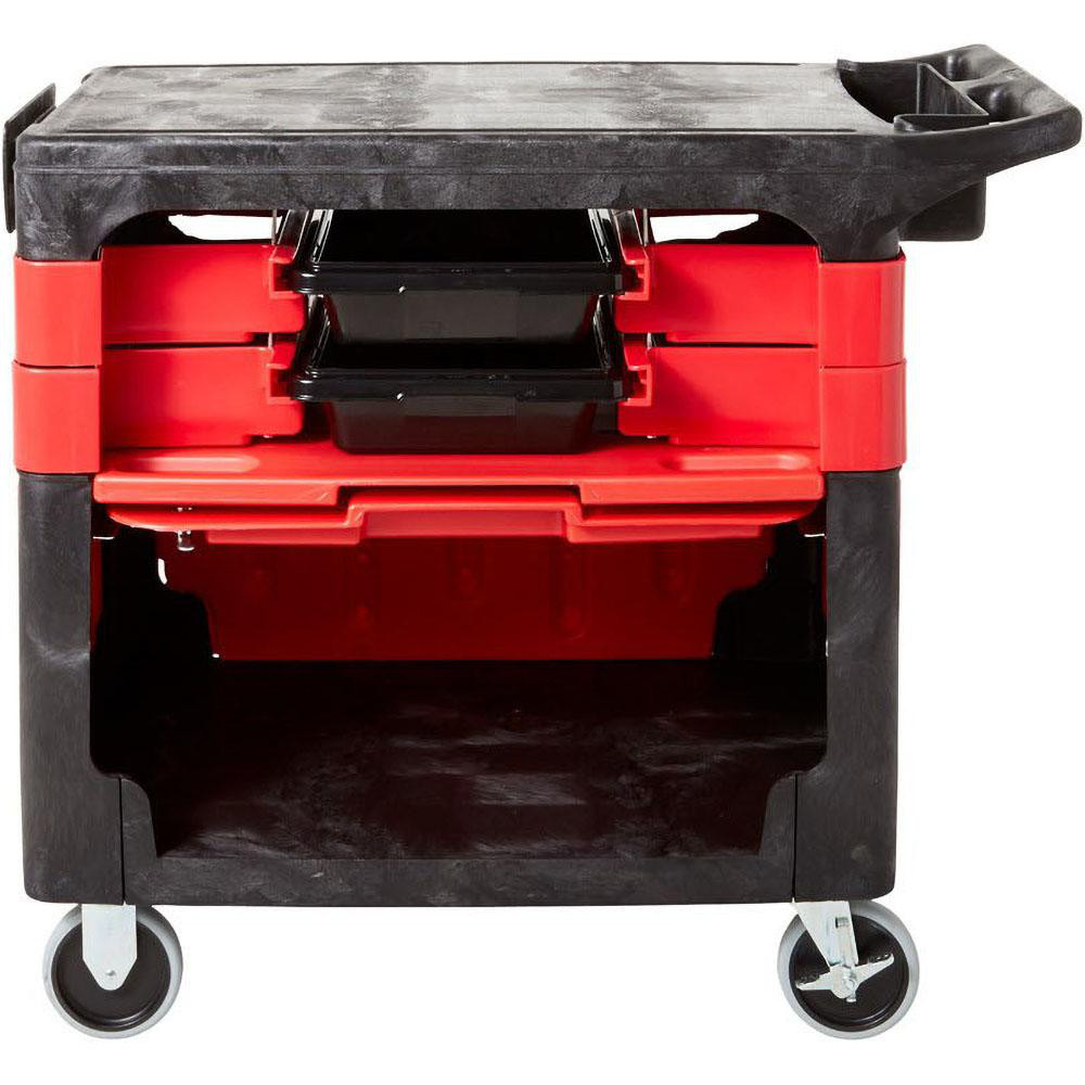 O-Cedar 100 Qt Plastic Janitor Cart - 96980