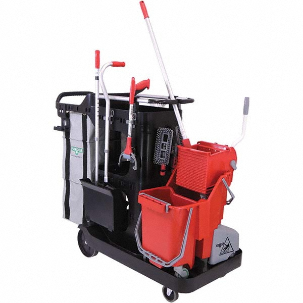 O-Cedar 100 Qt Plastic Janitor Cart - 96980