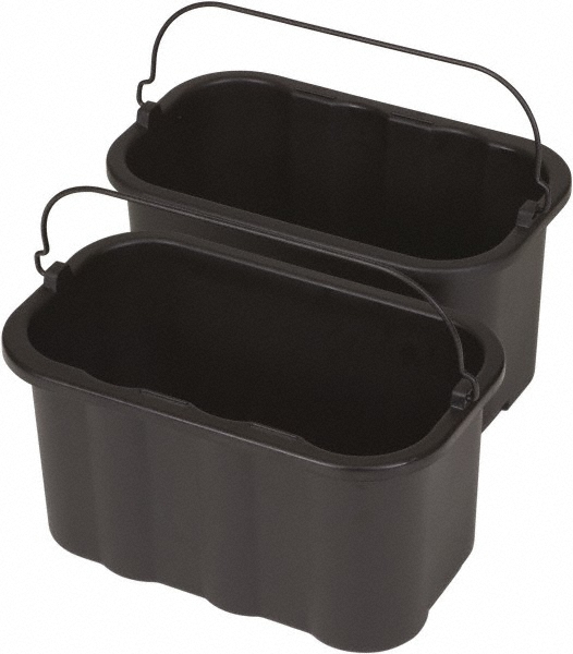 Carlisle Bronco™ Round Waste Bin Trash Container Tool Caddy Bag, 32 And 44 gal, Yellow - 3691704