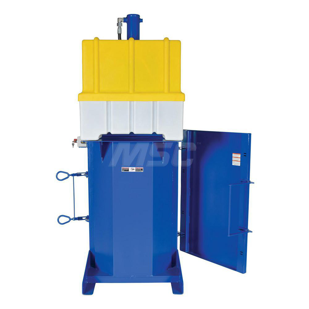 Vestil Trash Compactors & Crushers: Drum Crusher, 38000 lb, Drums Up to 55 Galllons - HDC-905-IDC/460V