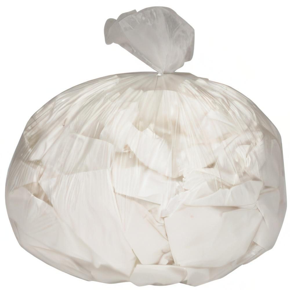 Made in USA Medium Duty Trash Bags: 45 gal, 0.63 mil, Pack of 250 - NCSR404816N