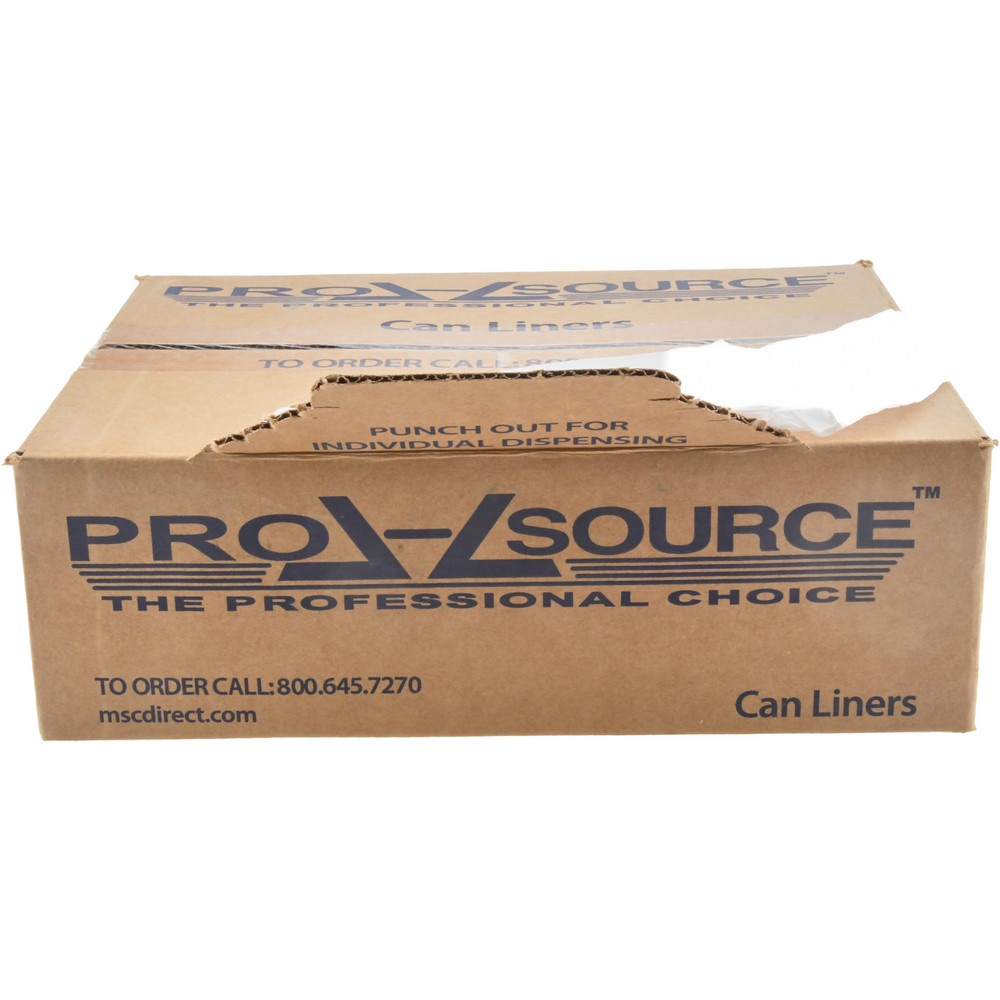PRO-SOURCE Medium Duty Trash Bags: 56 gal, 0.55 mil, Pack of 200 - PSVNR434614N
