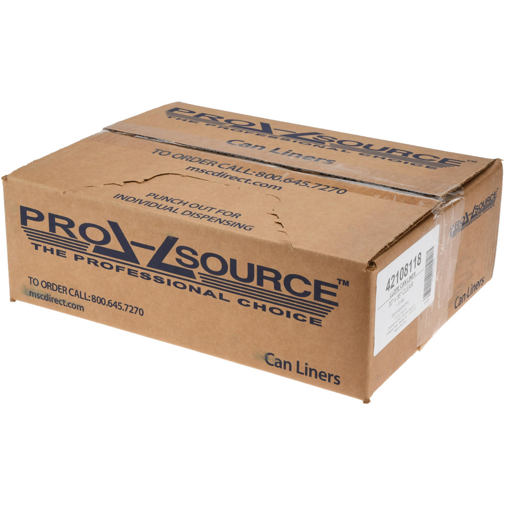 PRO-SOURCE Heavy Duty Trash Bags: 30 gal, 1.1 mil, Pack of 200 - PSRST3036XHC