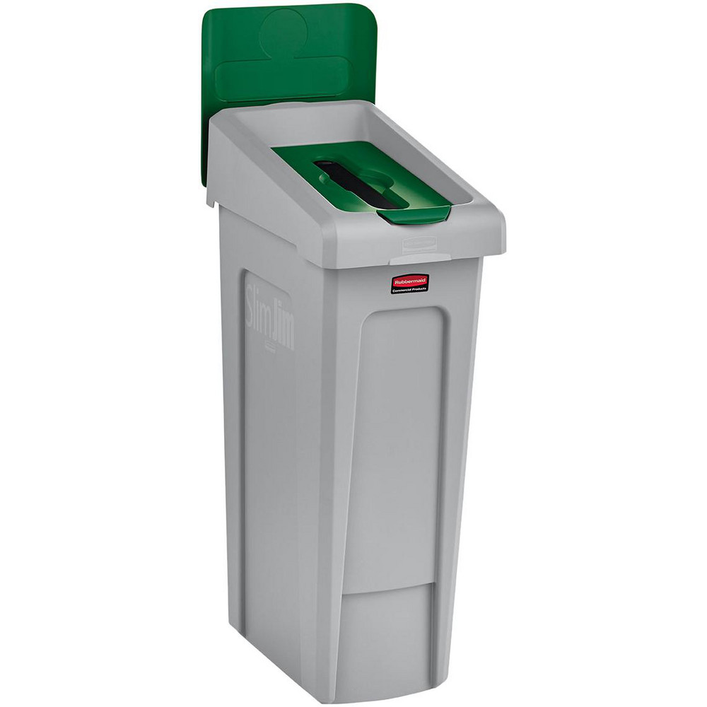 Rubbermaid SLIM JIM® RECYCLING STATION 1-STREAM COMPOST, 23 GAL - 2185051