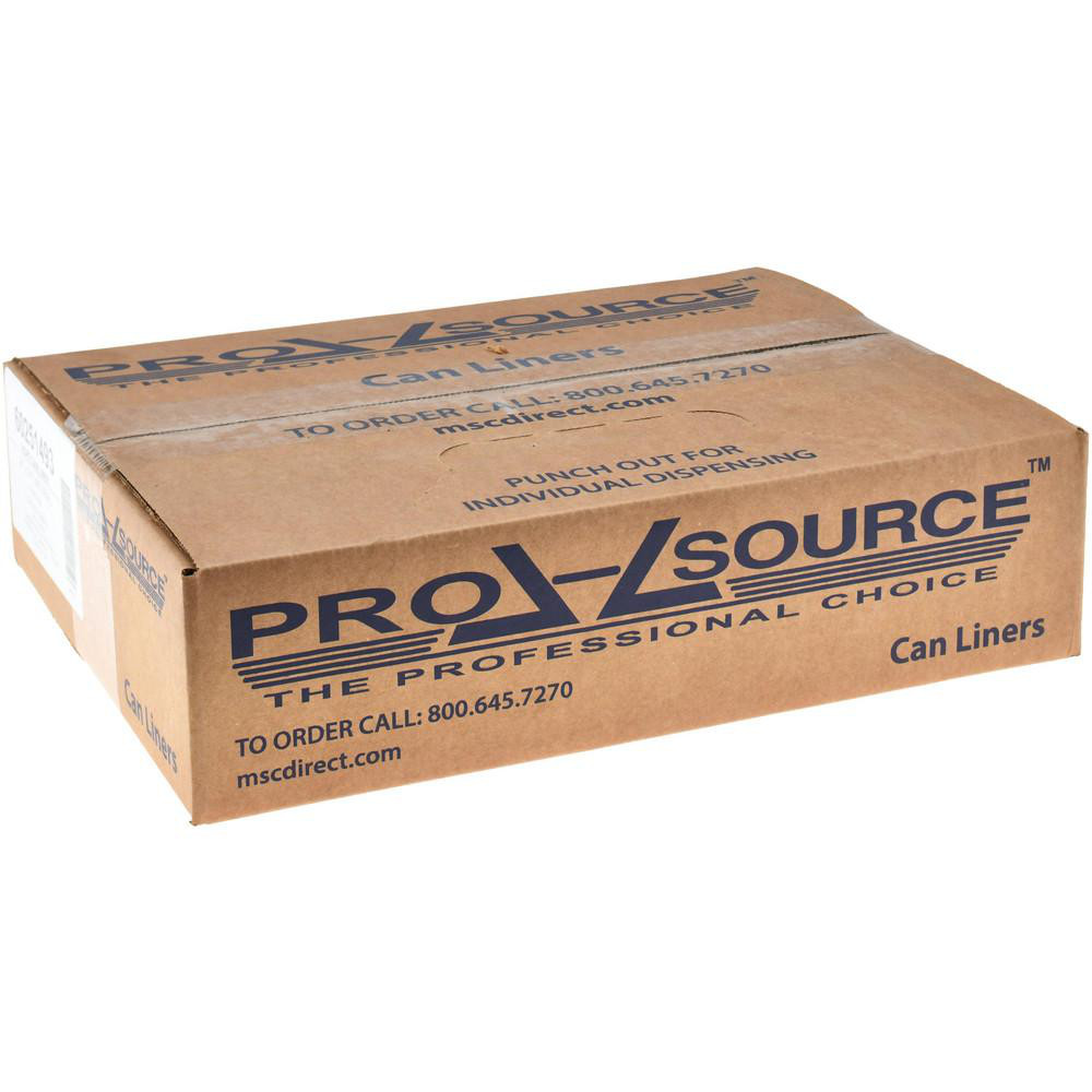 PRO-SOURCE Light Duty Trash Bags: 10 gal, 0.2 mil, Pack of 1000 - PSVNR242352N