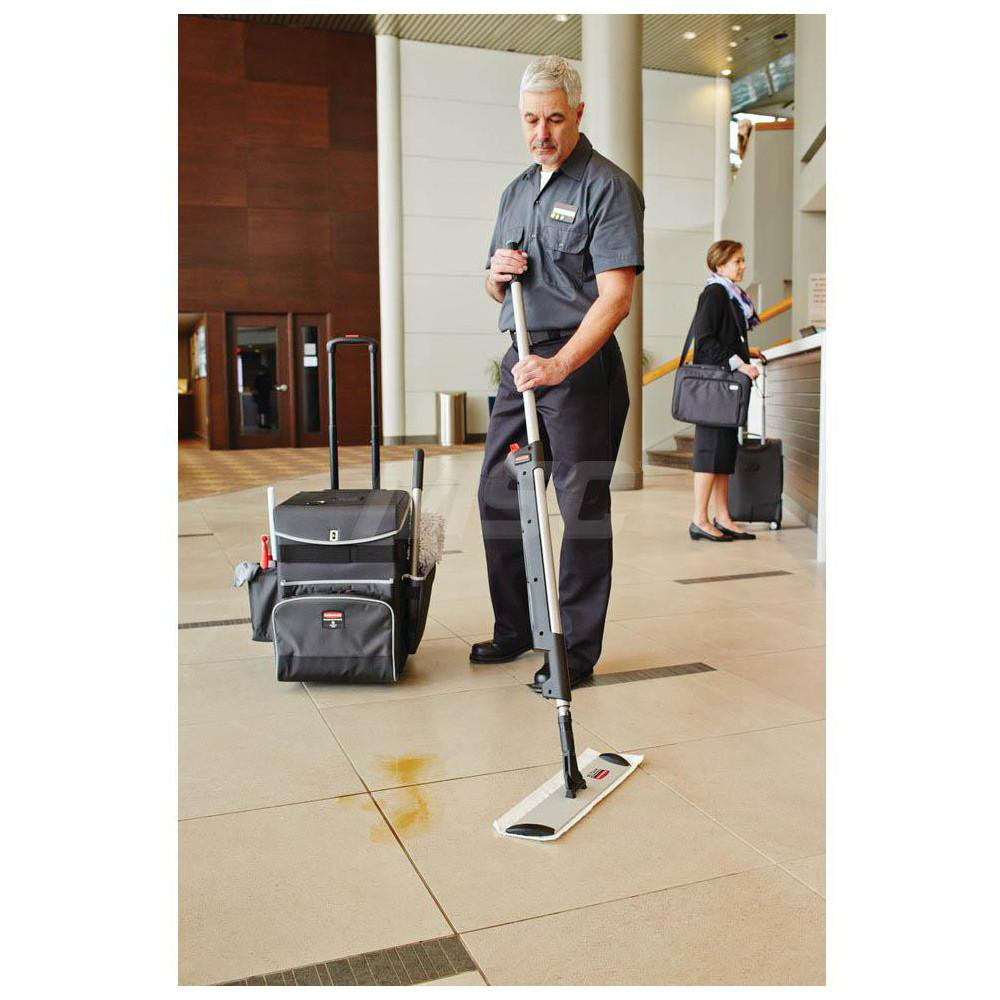 Rubbermaid Executive Quick Carts Mobile/Travel Office Cart, Medium, Dark Gray - 1902466