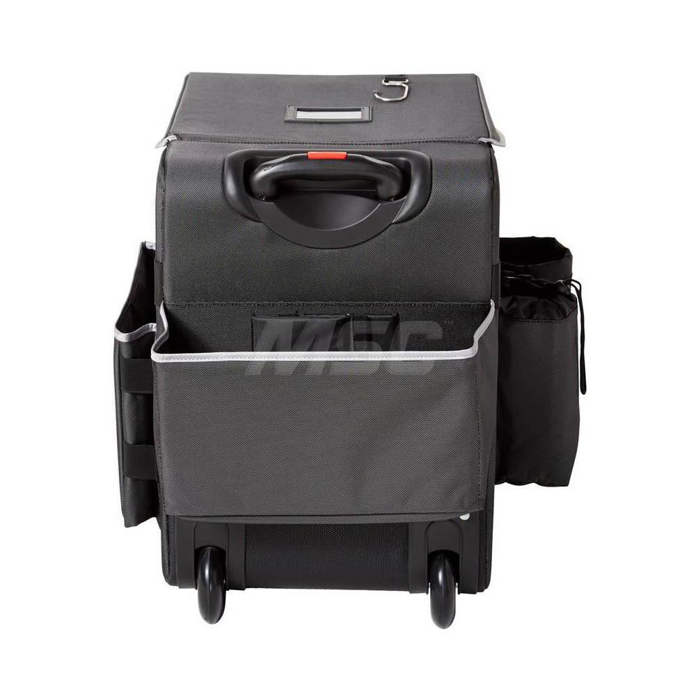 Rubbermaid Executive Quick Carts Mobile/Travel Office Cart, Medium, Dark Gray - 1902466