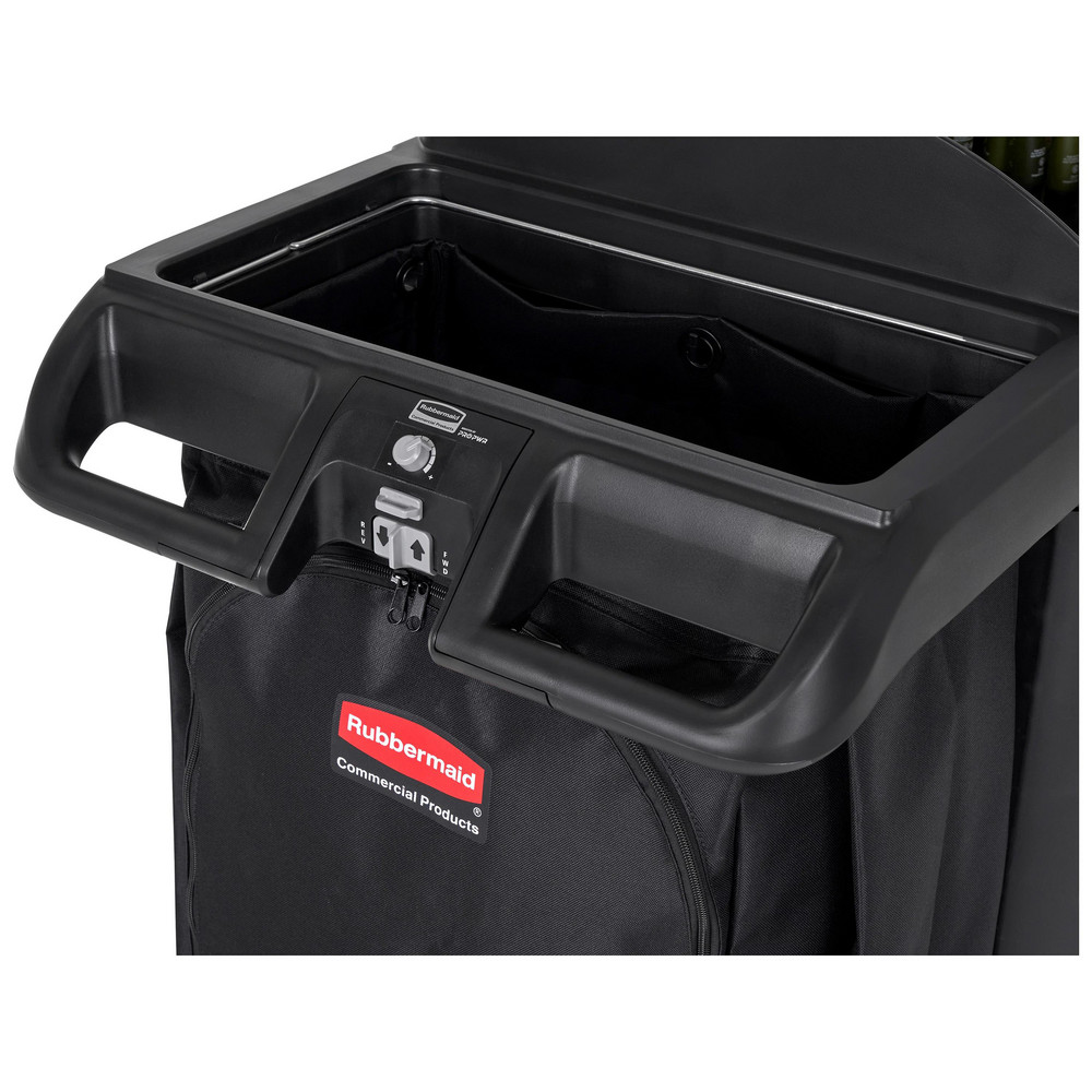 Rubbermaid Janitor Cart Accessories: Motorized Kit, Resin, Plastic - 2202583