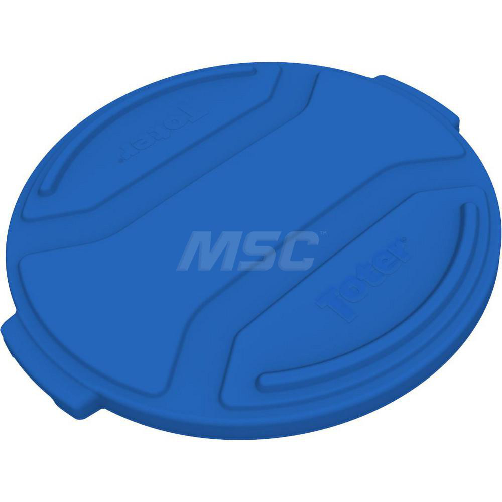 Toter Flat Lid: Round, For 44 gal Trash Can - RND44-L0705