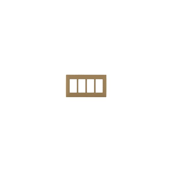 Leviton WALLPLATES RENU 4 GANG WLPLT WARM CARAMEL - REWP4-WC
