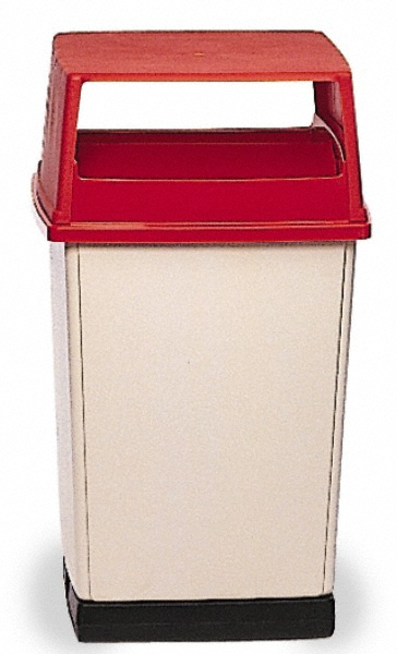 Toter Swing Lid: Rectangle, For 16 & 23 gal Trash Container - SL000-50705