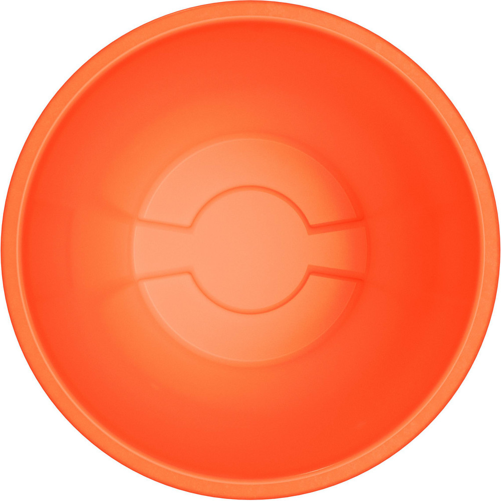 Carlisle Bronco™ 55 gal Round Trash Container, Orange - 84105524