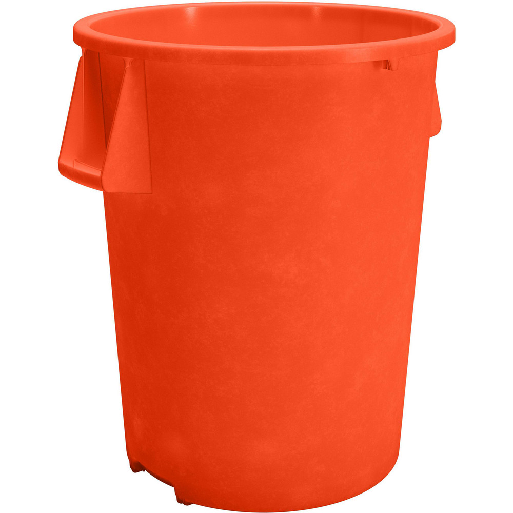 Carlisle Bronco™ 55 gal Round Trash Container, Orange - 84105524
