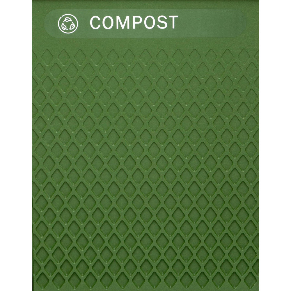 Rubbermaid Decorative Plastic Landfill Panels, Large, Black, 20.72" × 0.5" × 34.33" - 2182679