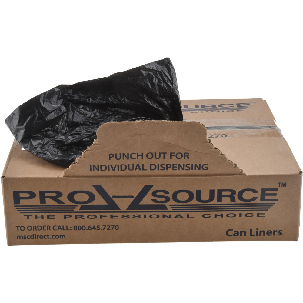 PRO-SOURCE Heavy Duty Trash Bags: 56 gal, 1 mil, Pack of 100 - PSRM43481