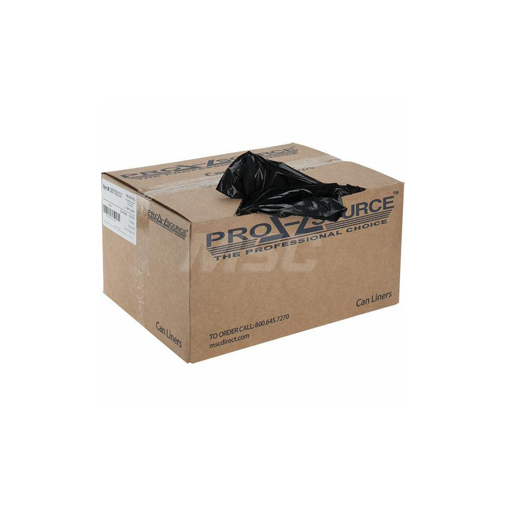 PRO-SOURCE Contractor Trash Bags: 40 gal, 1.5 mil, Pack of 100 - PS-ST386015BGB