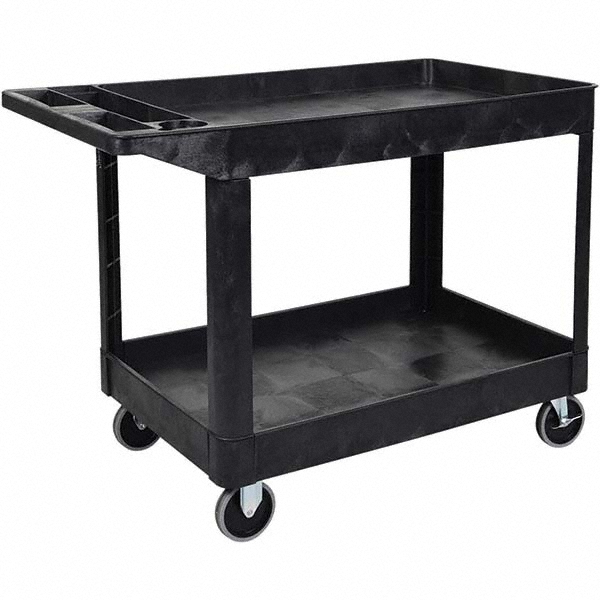Boardwalk Janitor Carts & Caddies: Polyethylene, Polyethylene - BWKJCARTGRA