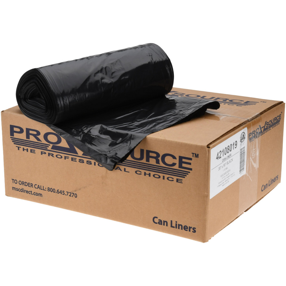 PRO-SOURCE Contractor Trash Bags: 60 gal, 2.7 mil, Pack of 50 - PSDL386327