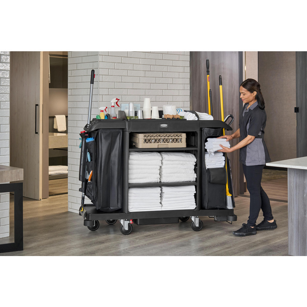 Rubbermaid Janitor Cart Replacement Bags: Linen - 2202526