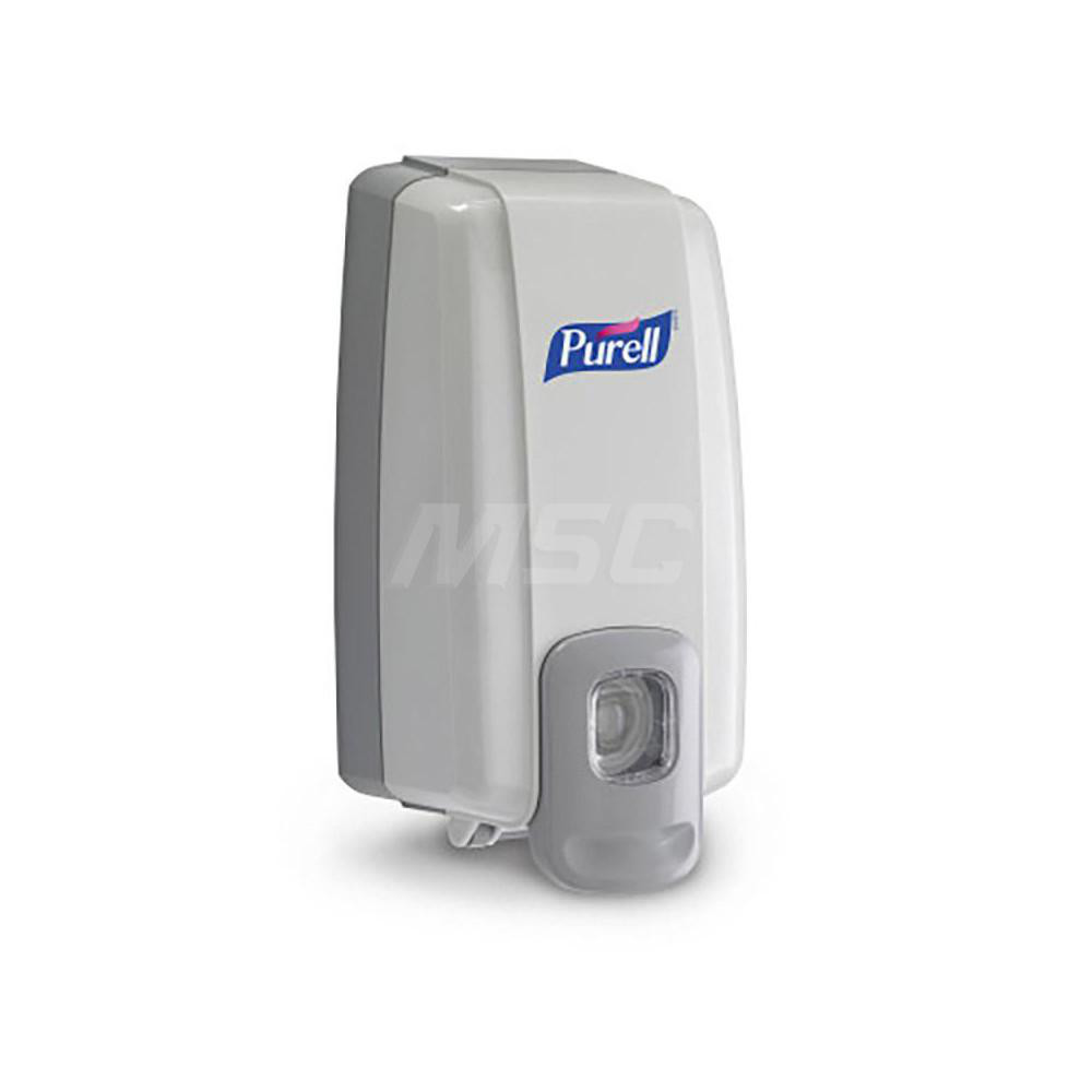 PURELL® PURELL NXT Push-Style SPACE SAVER Sanitizer Dispenser, for 1000 mL PURELL NXT Sanitizer Refills, Dove Grey - 2120-06