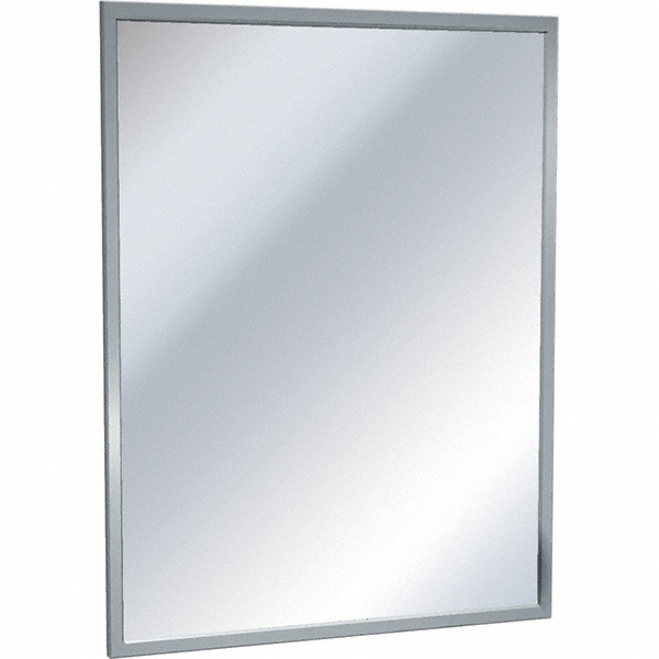 PRO-SAFE 18" Wide x 24" High, Theft Resistant, Rectangle Glass Washroom Mirror - TPM-1824