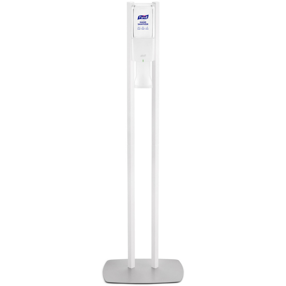PURELL® PURELL ES10 Dispenser Floor Stand with White Automatic Hand Sanitizer Dispenser - 8210-DS