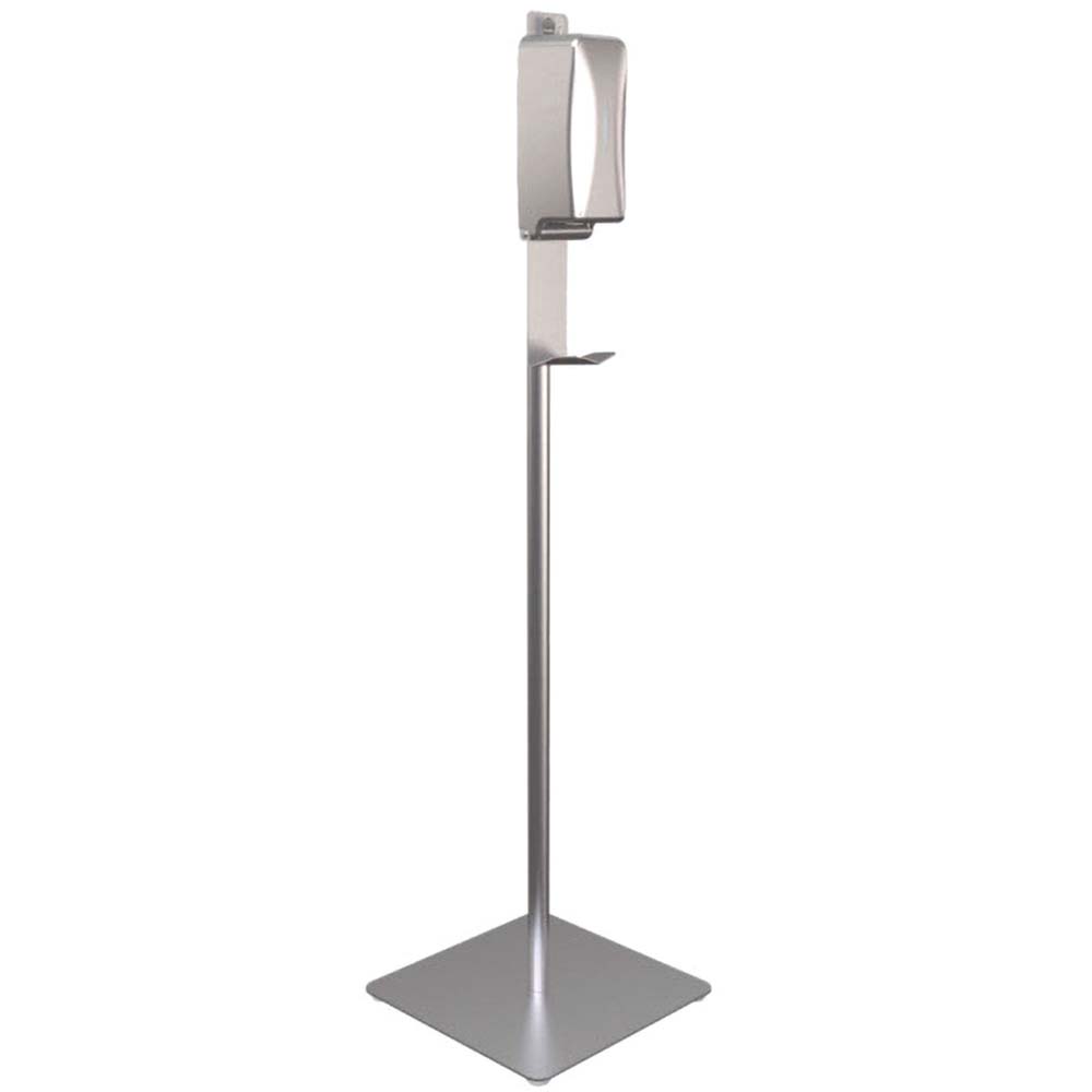 PURELL® PURELL ES10 Dispenser Floor Stand with White Automatic Hand Sanitizer Dispenser - 8210-DS