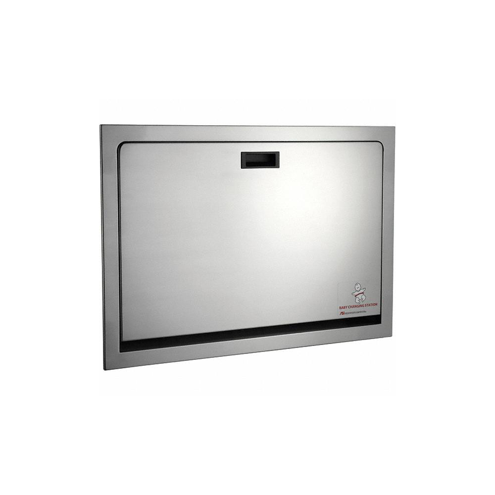 ASI-American Specialties, Inc. Baby Changing Stations: Horizontal, Recessed, 25-1/2 - 9013