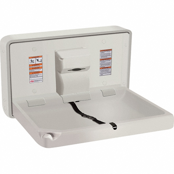 ASI-American Specialties, Inc. Baby Changing Stations: Horizontal, Recessed, 25-1/2 - 9013