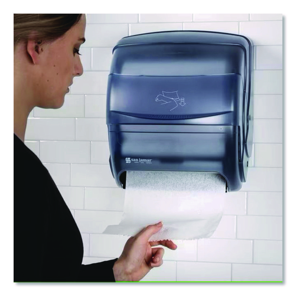 Carlisle Paper Towel Dispensers: Dispenser Type: Towel; Dispenser Style: Manual; Towel Compatibility: Roll; Activation Method: Crank Handle - SJMT850TBL