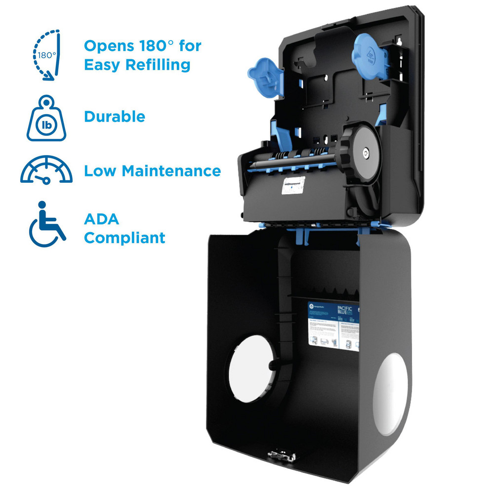 Georgia Pacific Pacific Blue Ultra Mechanical High-Capacity Paper Towel Dispenser, Black - 59589