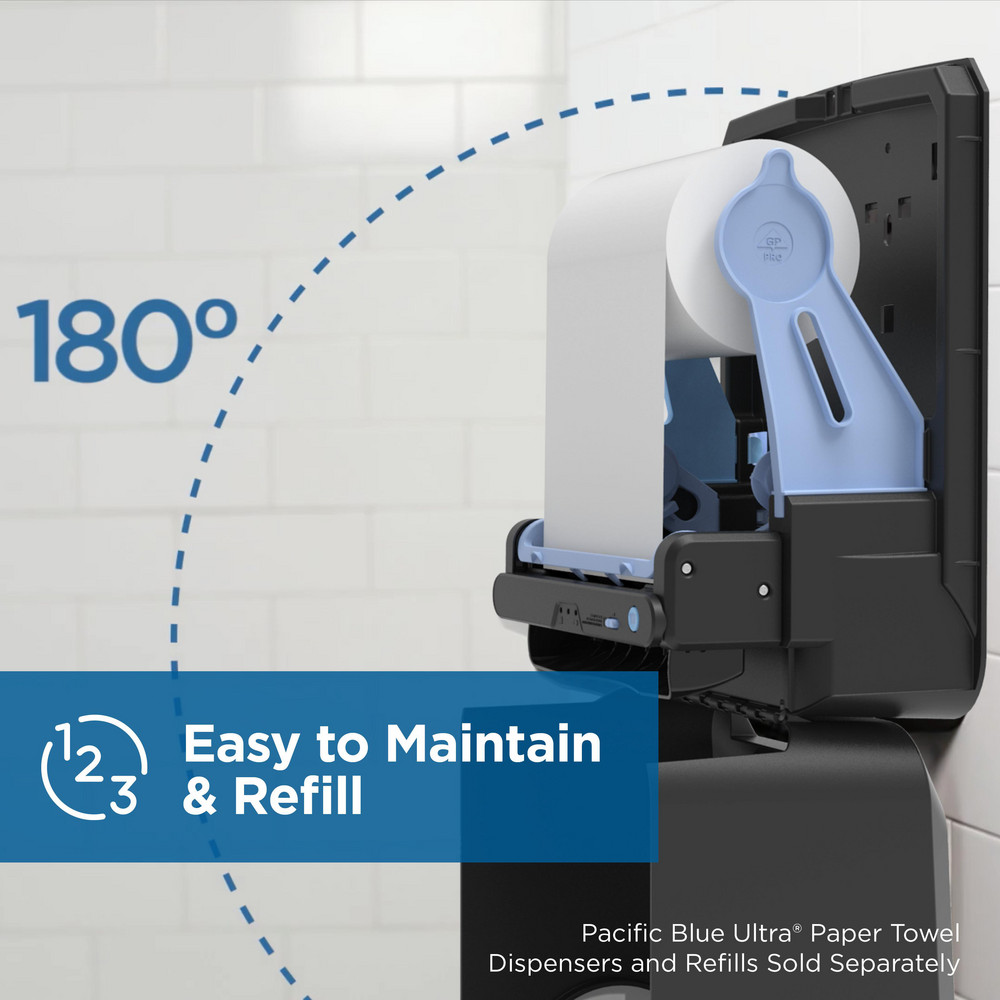 Georgia Pacific Pacific Blue Ultra Mechanical High-Capacity Paper Towel Dispenser, Black - 59589