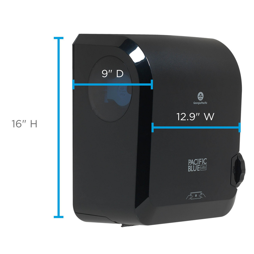 Georgia Pacific Pacific Blue Ultra Mechanical High-Capacity Paper Towel Dispenser, Black - 59589
