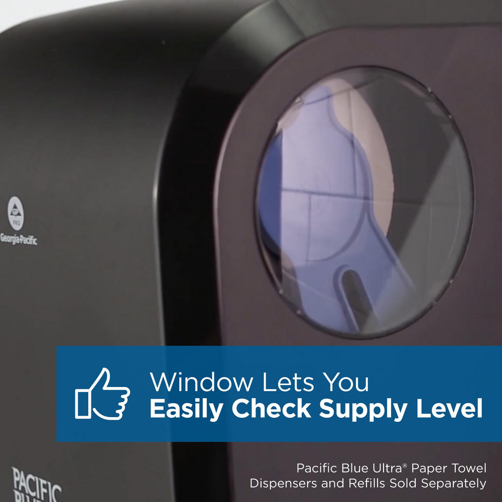 Georgia Pacific Pacific Blue Ultra Mechanical High-Capacity Paper Towel Dispenser, Black - 59589