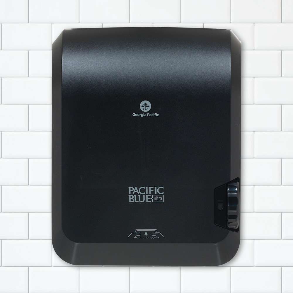 Georgia Pacific Pacific Blue Ultra Mechanical High-Capacity Paper Towel Dispenser, Black - 59589
