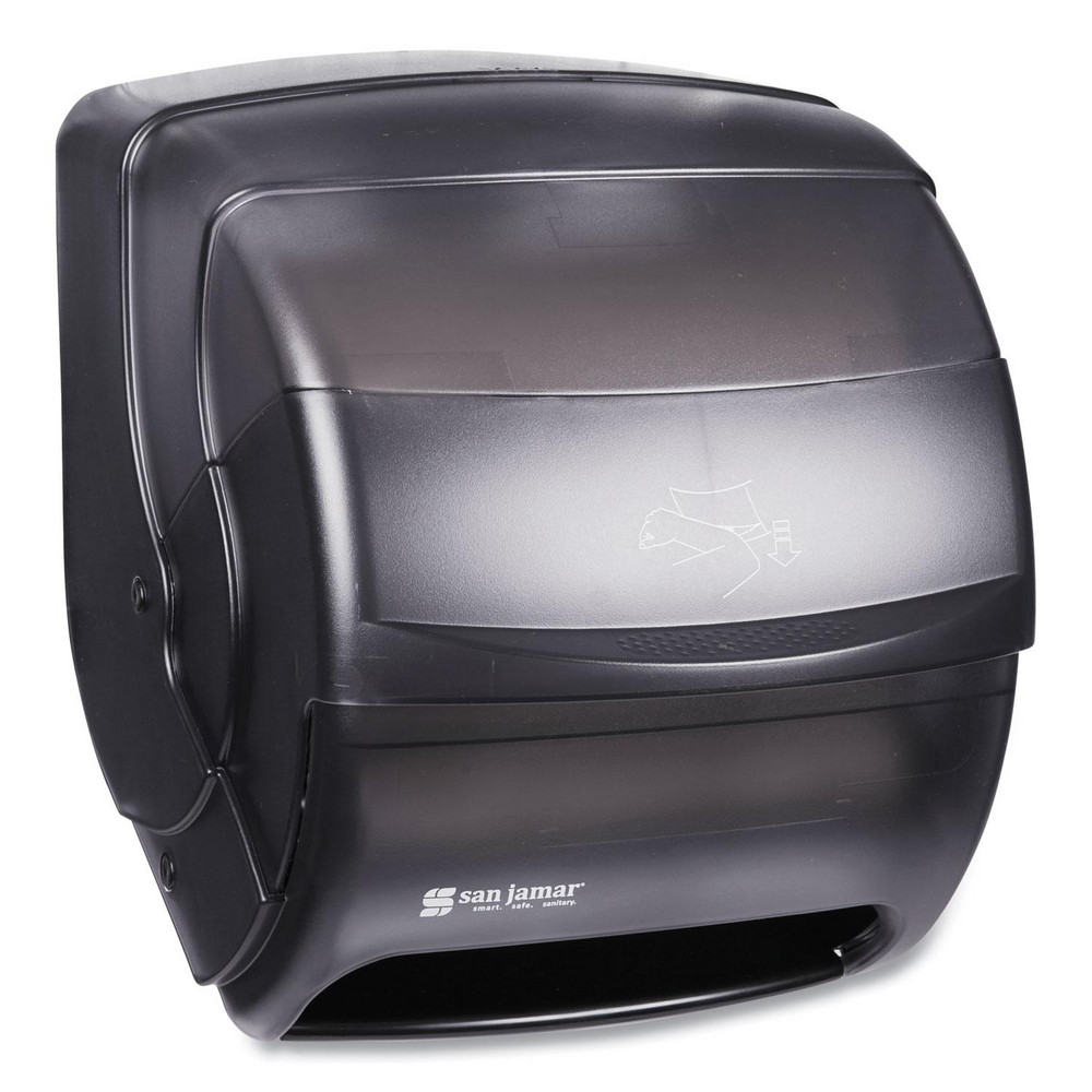 San Jamar Paper Towel Dispensers: Dispenser Type: Towel; Dispenser Style: Manual; Towel Compatibility: Roll; Activation Method: Crank Handle - SJMT850TBK