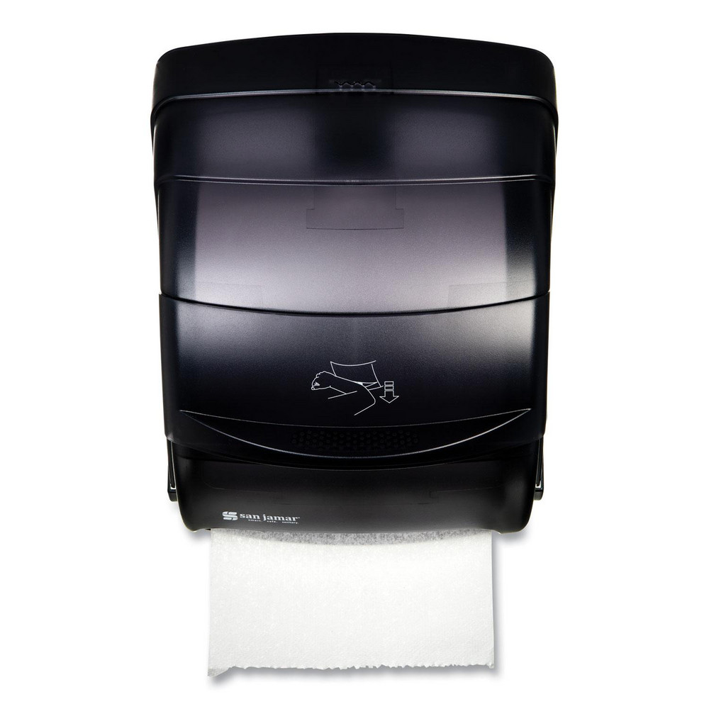 San Jamar Paper Towel Dispensers: Dispenser Type: Towel; Dispenser Style: Manual; Towel Compatibility: Roll; Activation Method: Crank Handle - SJMT850TBK
