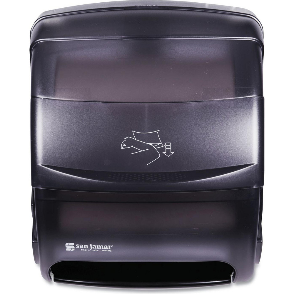 San Jamar Paper Towel Dispensers: Dispenser Type: Towel; Dispenser Style: Manual; Towel Compatibility: Roll; Activation Method: Crank Handle - SJMT850TBK