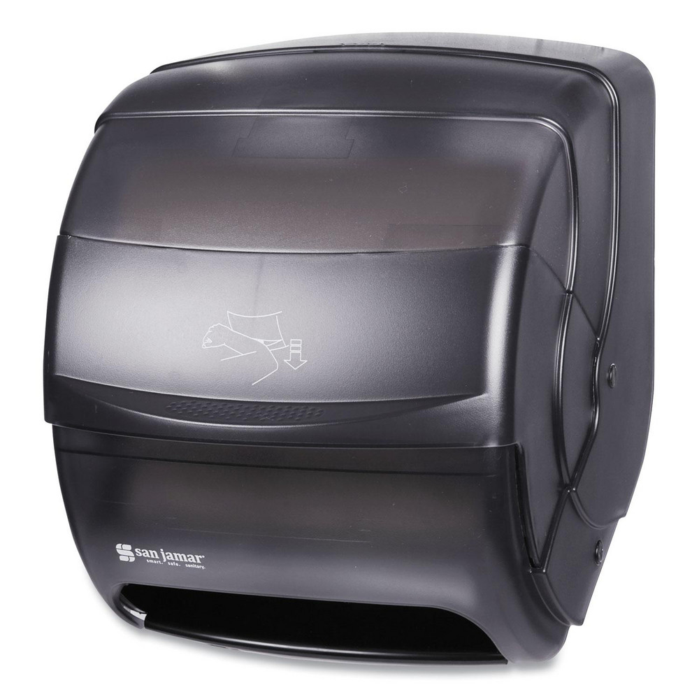 San Jamar Paper Towel Dispensers: Dispenser Type: Towel; Dispenser Style: Manual; Towel Compatibility: Roll; Activation Method: Crank Handle - SJMT850TBK