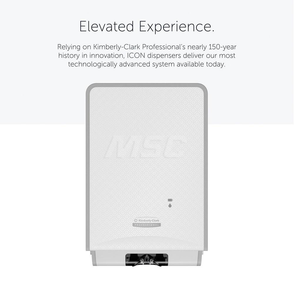 Kimberly-Clark Professional Kimberly-Clark Professional ICON Automatic Skin Care Dispenser (58714), with White Mosaic Design Faceplate, 11.5" x 7.5" x 3.98" - 58714