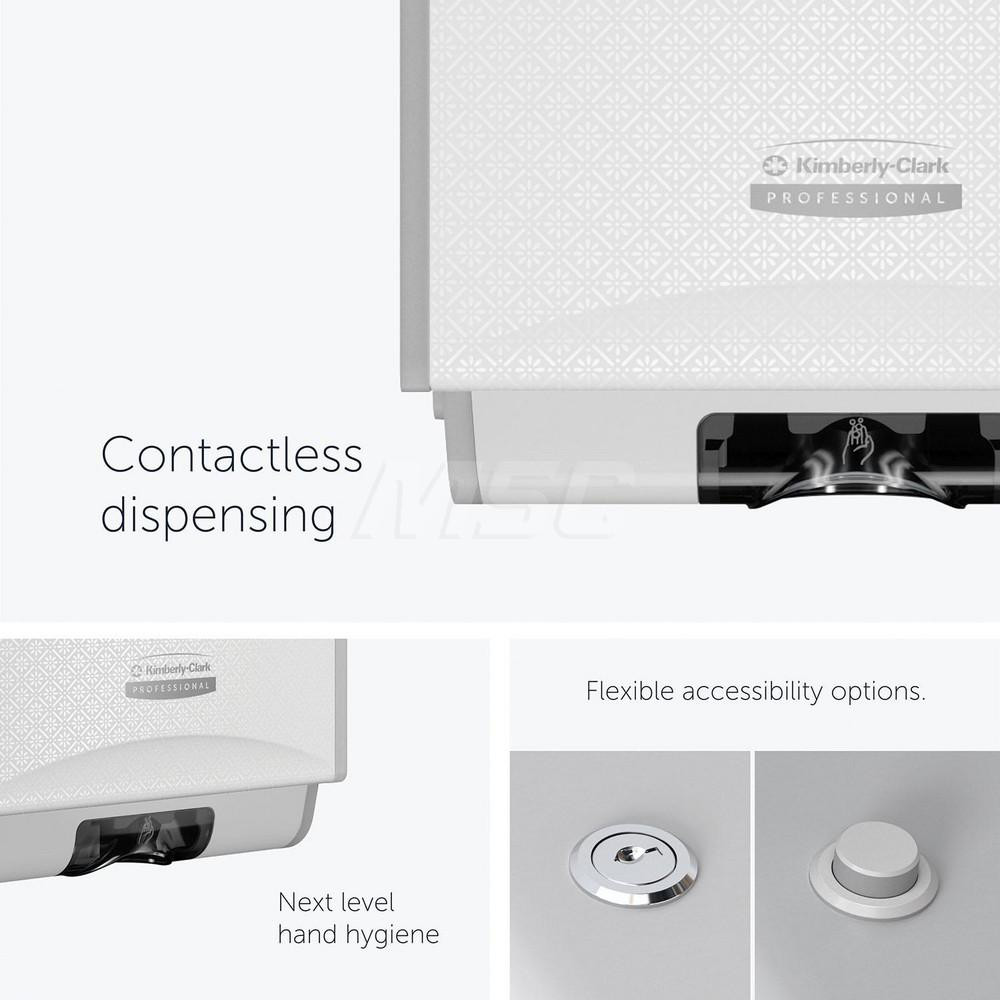 Kimberly-Clark Professional Kimberly-Clark Professional ICON Automatic Skin Care Dispenser (58714), with White Mosaic Design Faceplate, 11.5" x 7.5" x 3.98" - 58714