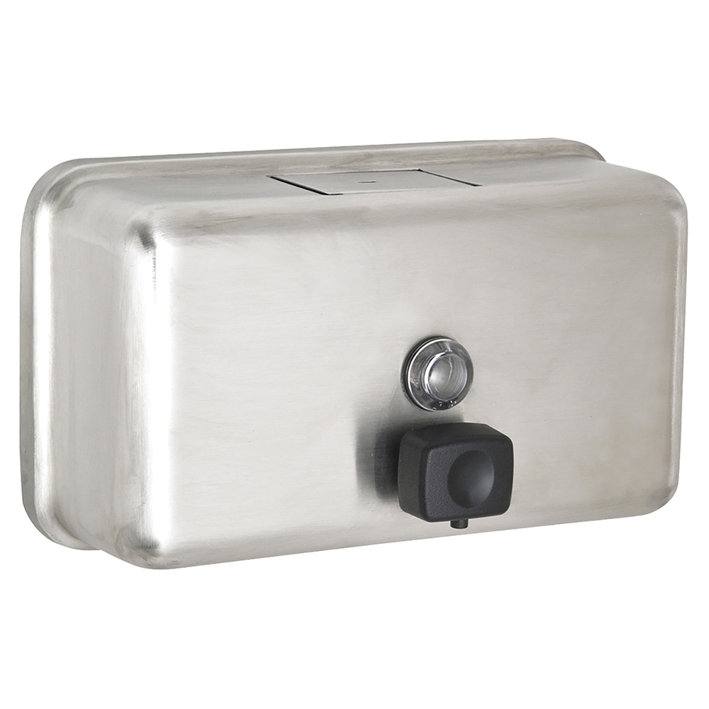 Alpine Industries 40 oz Push Operation Liquid Hand Soap Dispenser - ALP423-SSB