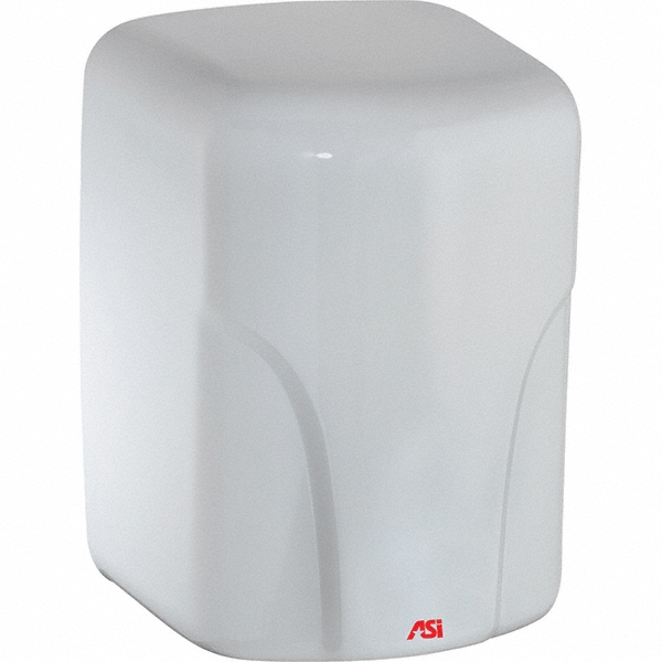 ASI-American Specialties, Inc. 1600 Watt White Finish Electric Hand Dryer - 0197-1