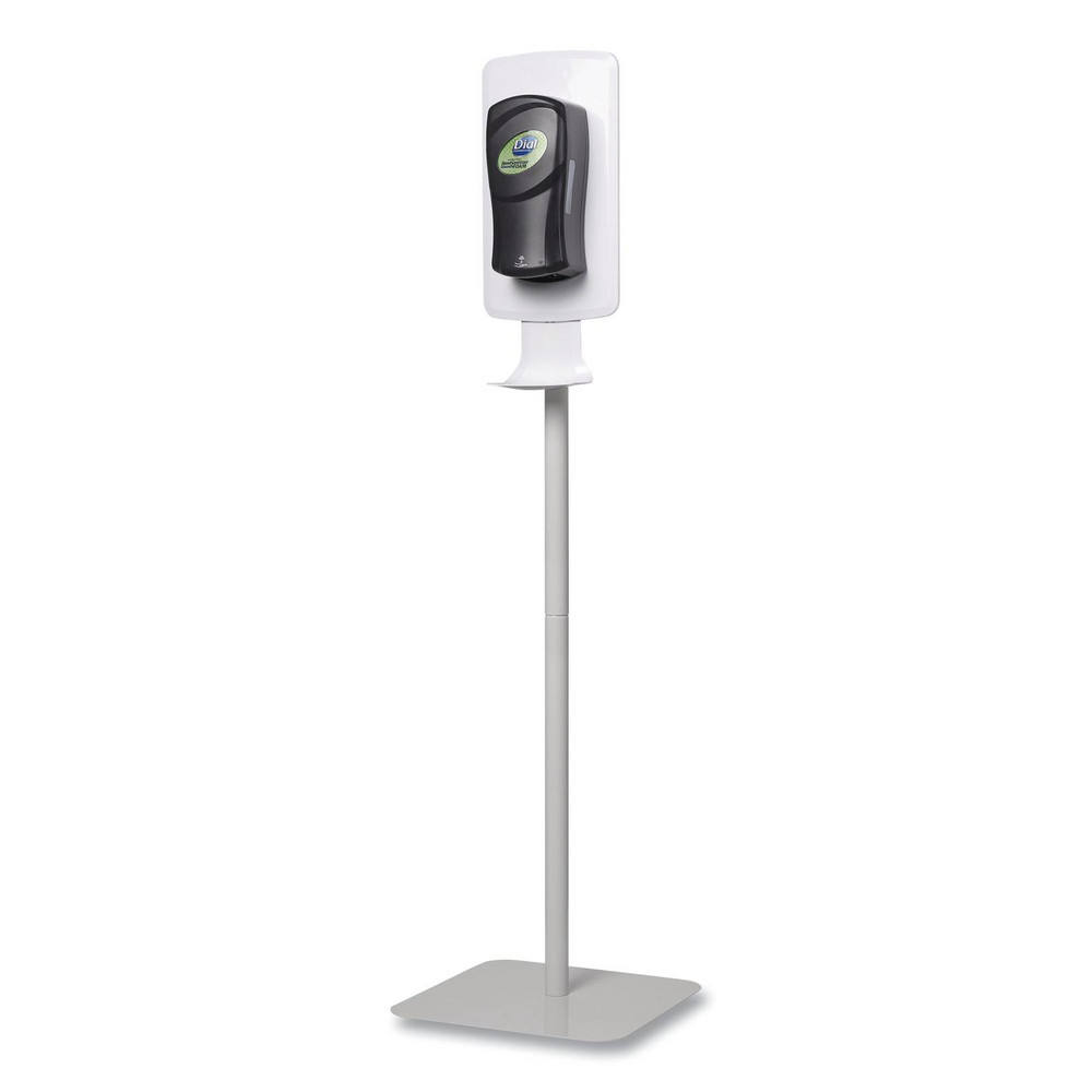 Dial FIT Touch Free Dispenser Floor Stand, 15.7 x 15.7 x 58.3, White - DIA09495EA