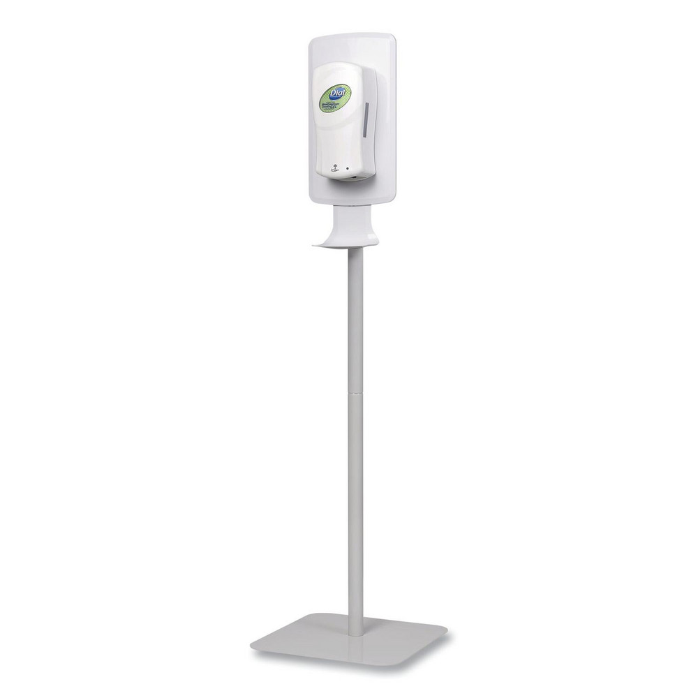 Dial FIT Touch Free Dispenser Floor Stand, 15.7 x 15.7 x 58.3, White - DIA09495EA