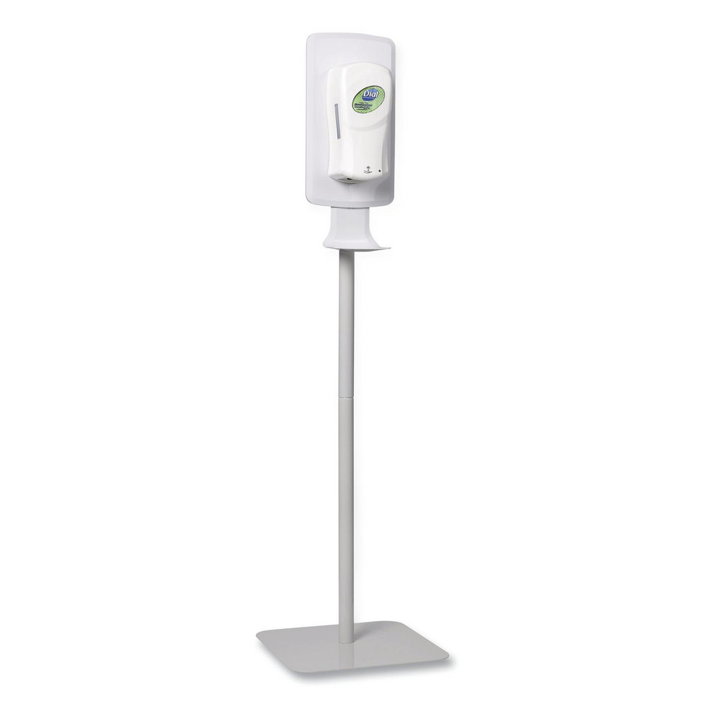 Dial FIT Touch Free Dispenser Floor Stand, 15.7 x 15.7 x 58.3, White - DIA09495EA