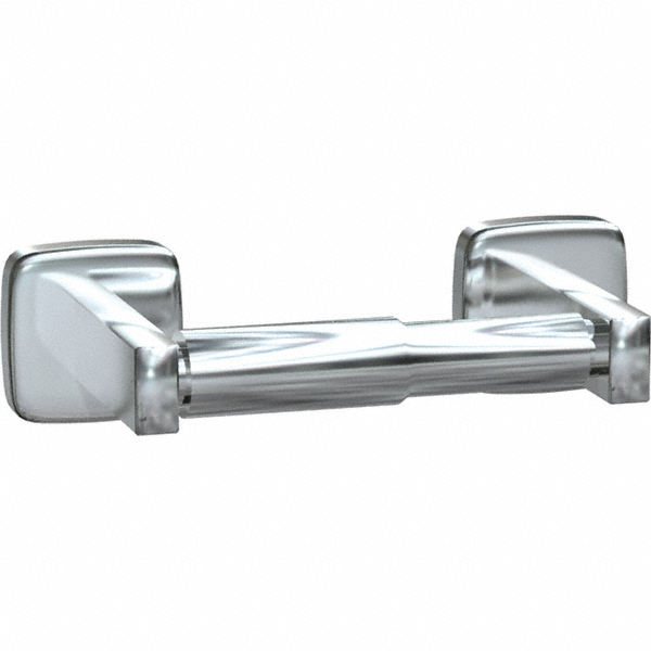 ASI-American Specialties, Inc. Standard Double Roll Stainless Steel Toilet Tissue Dispenser - 0697-GAL